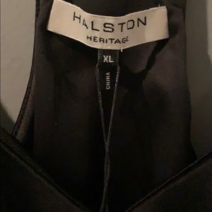 Halston Heritage Dresses - Halston Black Satin Dress Halston Heritage Dresses - Halston Black Satin Dress